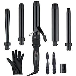 New In Box: Bombay Hair Curling Wand Set - 5 in 1 Curling Wand